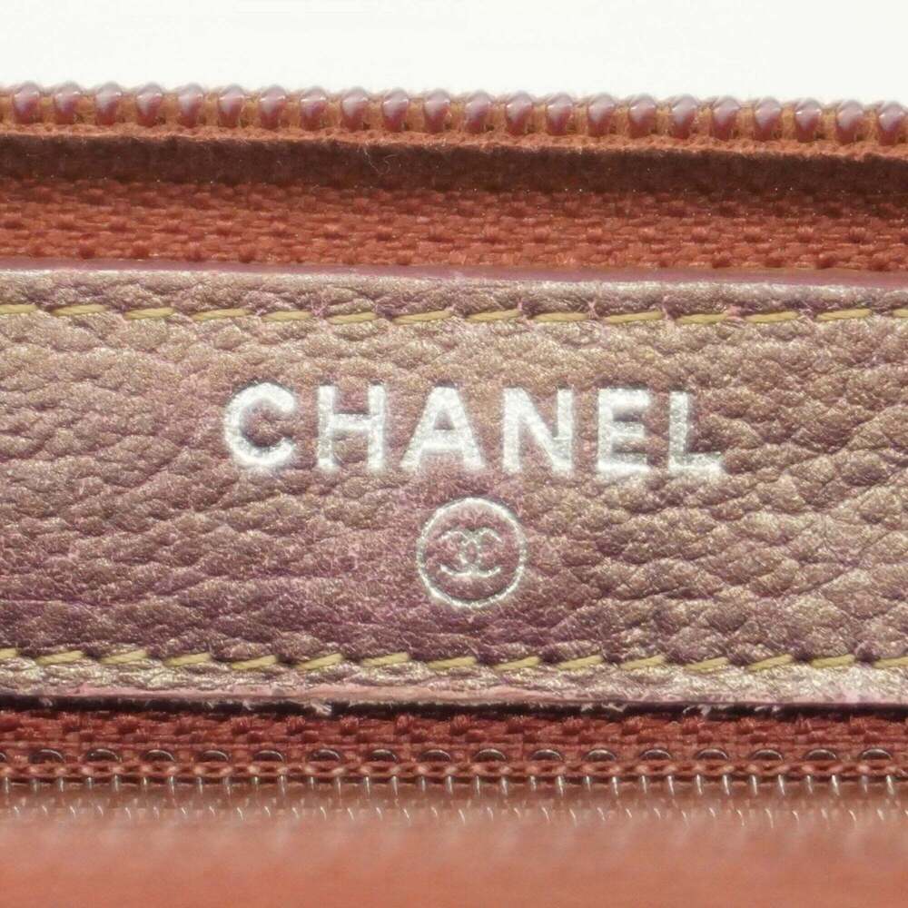 CHANEL Authentic Red Leather Wallet - Picture 4 of 10